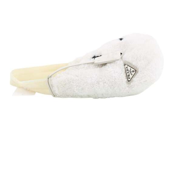 Prada White Terry Cloth Re-Edition 2000 Mini Bag - Picture 5 of 7